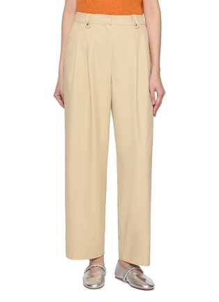 Main View - Click To Enlarge - SIENNE - Berni Washed Cotton Pants