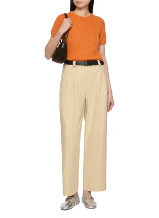 Figure View - Click To Enlarge - SIENNE - Berni Washed Cotton Pants