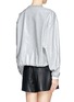 Back View - Click To Enlarge - T BY ALEXANDER WANG - Water resistant drawstring sweatshirt
