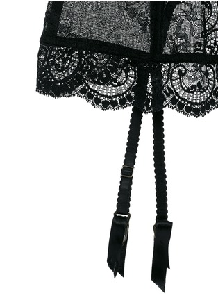 Detail View - Click To Enlarge - L'AGENT - 'Vanesa' stretch lace tulle basque