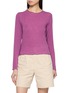 SIENNE Crewneck Contrast Trim Top