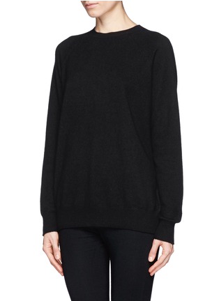 Front View - Click To Enlarge - ALEXANDER WANG - Sheer back sweater