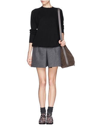 Figure View - Click To Enlarge - ALEXANDER WANG - Sheer back sweater