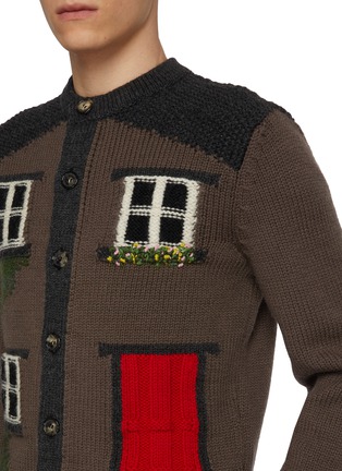  - JW ANDERSON - House Merino Wool Polo Cardigan