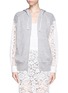 Main View - Click To Enlarge - SACAI LUCK - Lace sleeve hoodie