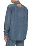 Back View - Click To Enlarge - JW ANDERSON - Medium Wash Lightweight Denim Shirt