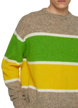  - JW ANDERSON - Crewneck Striped Wool Knit Sweater