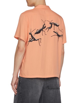 Back View - Click To Enlarge - JW ANDERSON - Short Sleeve Praying Mantis Print Shirt