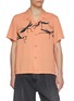 JW ANDERSON Short Sleeve Praying Mantis Print Shirt