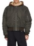 JW ANDERSON Hooded Nylon Twill Bomber Jacket