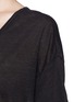 Detail View - Click To Enlarge - RAG & BONE - 'Mack' V-neck linen T-shirt