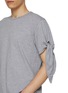  - JW ANDERSON - Knotted Sleeve Cotton T-Shirt