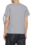 Back View - Click To Enlarge - JW ANDERSON - Knotted Sleeve Cotton T-Shirt
