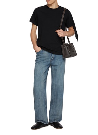 Figure View - Click To Enlarge - JW ANDERSON - Sleeve Knot Cotton T-shirt