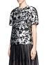 Front View - Click To Enlarge - LANVIN - Abstract floral jacquard top