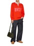 Figure View - Click To Enlarge - JW ANDERSON - Long Sleeve Cotton Rugby Polo Top