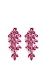 Main View - Click To Enlarge - CZ BY KENNETH JAY LANE - Cubic zirconia leaf drop marquise cut clip earrings