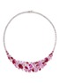 Main View - Click To Enlarge - CZ BY KENNETH JAY LANE - 'Pisi' rose petal zirconia gemstone necklace