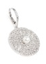 Detail View - Click To Enlarge - CZ BY KENNETH JAY LANE - Round pavé mosaic faux pearl dangle earrings