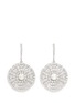 Main View - Click To Enlarge - CZ BY KENNETH JAY LANE - Round pavé mosaic faux pearl dangle earrings