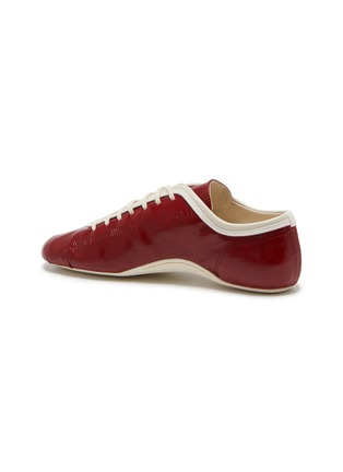 Detail View - Click To Enlarge - DRIES VAN NOTEN - Leather Ballerina Sneakers