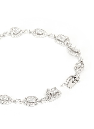 Detail View - Click To Enlarge - CZ BY KENNETH JAY LANE - Multi cut cubic zirconia bracelet