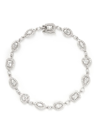 Main View - Click To Enlarge - CZ BY KENNETH JAY LANE - Multi cut cubic zirconia bracelet