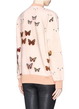 Back View - Click To Enlarge - GIVENCHY - Butterfly print cotton sweatshirt