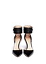 Figure View - Click To Enlarge - GIANVITO ROSSI - Ankle wrap leather d'Orsay pumps