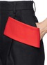 Detail View - Click To Enlarge - GIVENCHY - Colourblock panel wide leg pants