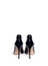 Back View - Click To Enlarge - GIANVITO ROSSI - Western clear PVC metallic leather pumps