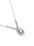 Detail View - Click To Enlarge - CZ BY KENNETH JAY LANE - Cubic Zirconia teardrop necklace