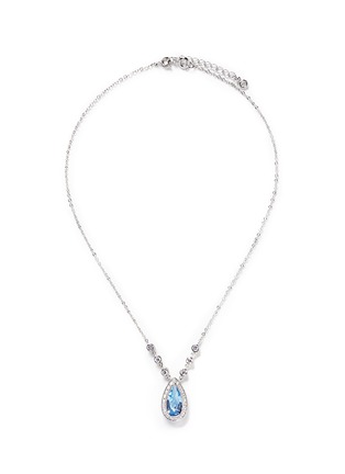 Main View - Click To Enlarge - CZ BY KENNETH JAY LANE - Cubic Zirconia teardrop necklace