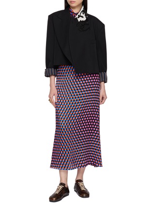 Figure View - Click To Enlarge - DRIES VAN NOTEN - Cloudy Polka Dot Sheer Shirt