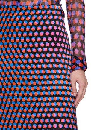  - DRIES VAN NOTEN - Susya Polka Dot A-Line Midi Skirt