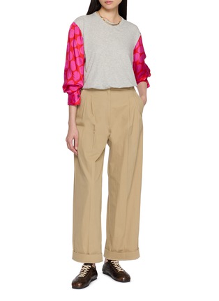 Figure View - Click To Enlarge - DRIES VAN NOTEN - Huo Shirt Sleeve Round Neck Top