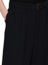  - DRIES VAN NOTEN - Peaches Belted Wide-Leg Tailored Trousers