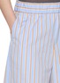  - DRIES VAN NOTEN - Pomy Striped Cotton Shorts