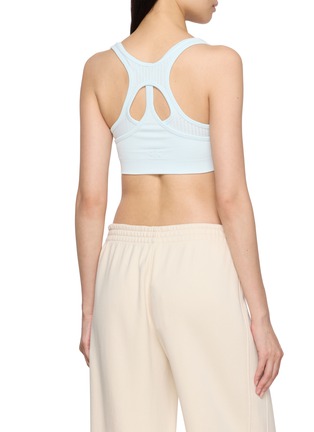 Back View - Click To Enlarge - BEYOND YOGA - Seamless Double-Layer Mesh Support Sports Bra