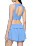 Back View - Click To Enlarge - BEYOND YOGA - Spacedye Wrap-Back Cropped Knit Tank