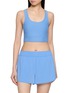 BEYOND YOGA Spacedye Wrap-Back Cropped Knit Tank