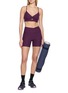 Figure View - Click To Enlarge - BEYOND YOGA - Spacedye™ Twist Front Strappy Bra