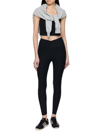 Figure View - Click To Enlarge - BEYOND YOGA - Spacedye Centered High Waist Midi Legging