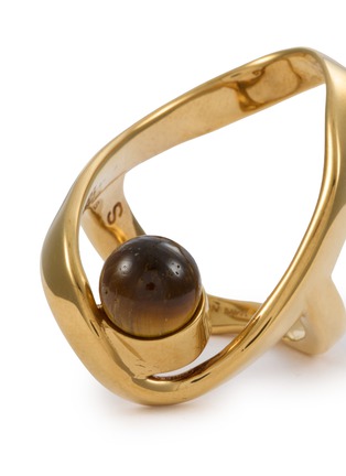 Detail View - Click To Enlarge - DRIES VAN NOTEN - Irregular Waved Ring — Size S
