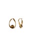 DRIES VAN NOTEN Oval Waved  Earrings