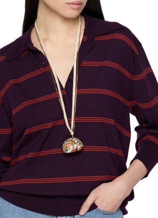Figure View - Click To Enlarge - DRIES VAN NOTEN - Shell Charm Necklace