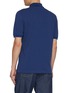 Back View - Click To Enlarge - BRUNELLO CUCINELLI - Short Sleeve Logo Cotton Piqué Polo Top