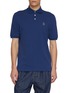 Main View - Click To Enlarge - BRUNELLO CUCINELLI - Short Sleeve Logo Cotton Piqué Polo Top
