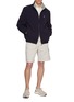 Figure View - Click To Enlarge - BRUNELLO CUCINELLI - Drawstring Elasticated Shorts
