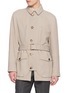 BRUNELLO CUCINELLI Zip Pocket Belted Coat